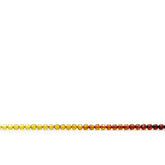 Gradient Amber Round Faceted Beads - Amber Alex Jewelry